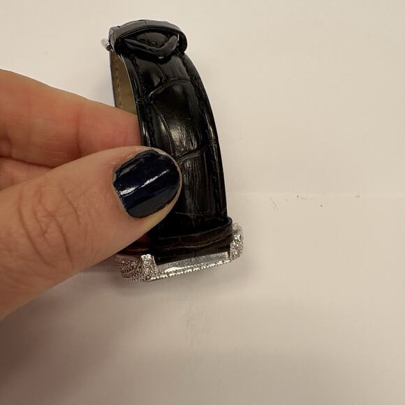 ADRIENNE COUTURE COLLECTION LIMITED 2457/5000 PAVE SWAROVSKI CRYSTAL WATCH Swiss - Picture 8 of 12